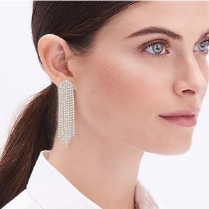 Crystal waterfall drop earrings